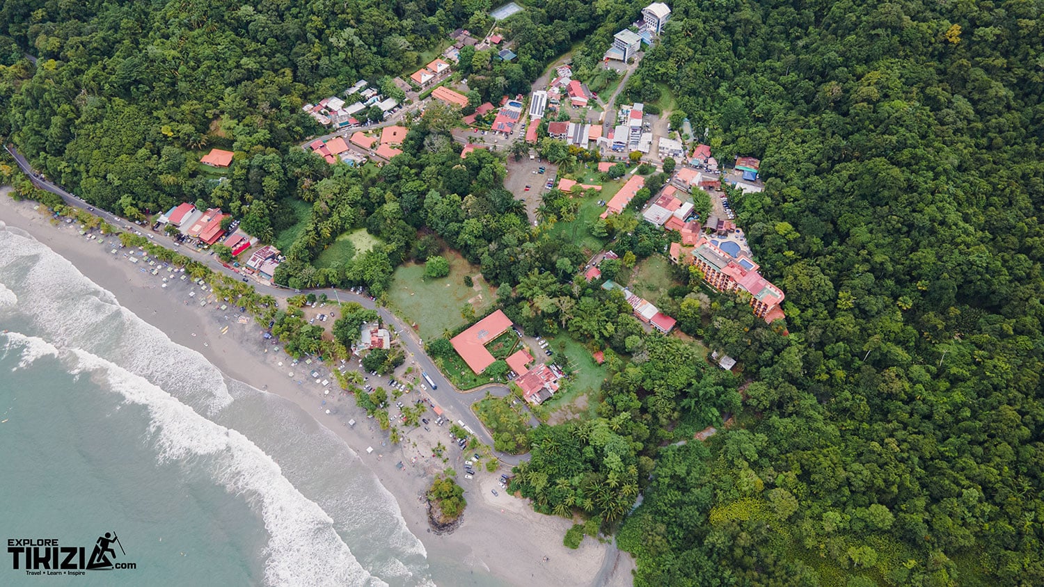 Espadilla Norte Beach in Manuel Antonio. 